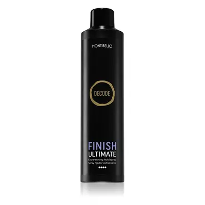 Montibello Decode Finish Ultimate Spray lacca per capelli fissante extra forte resistente all'um