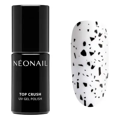 NEONAIL Top Crush top coat per unghie con lampada UV/LED colore Black Gloss