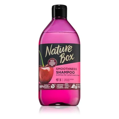 Nature Box Cherry shampoo lisciante per capelli ribelli e crespi