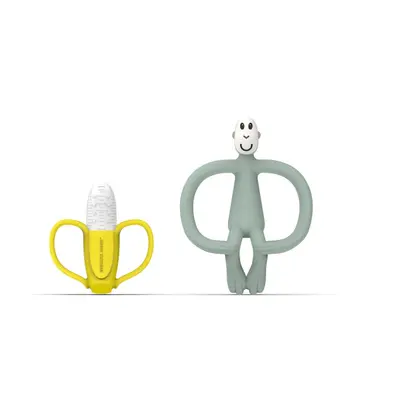 Matchstick Monkey Banana Soother & Monkey Teether confezione regalo per bambini