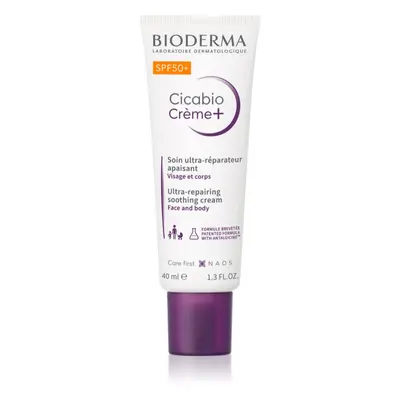 Bioderma Cicabio Créme+ SPF 50+ crema per il viso SPF 50+