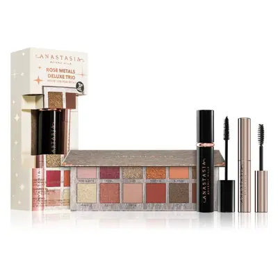 Anastasia Beverly Hills Rose Metals Deluxe Trio confezione regalo per occhi e sopracciglia