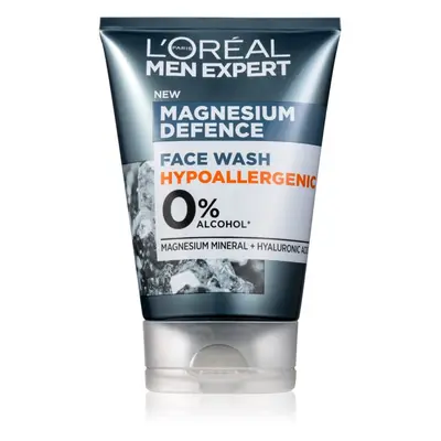 L’Oréal Paris Men Expert Magnesium Defence gel detergente per il viso per uomo