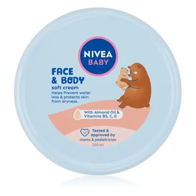 NIVEA BABY Soft crema idratante per viso e corpo