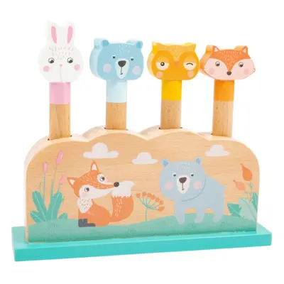 Small foot by Legler Game Small Foot Pop Up Animals attività giocattolo 18m+