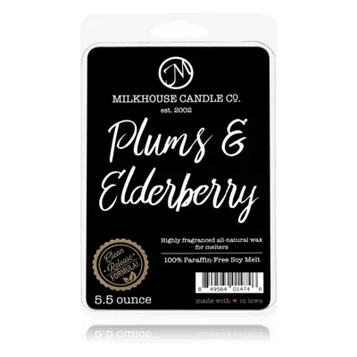 Milkhouse Candle Co. Creamery Plums & Elderberry cera per lampada aromatica