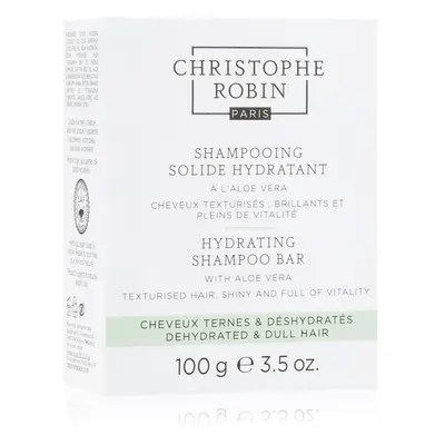 Christophe Robin Hydrating Shampoo Bar with Aloe Vera Shampoo solido per capelli secchi e sensib