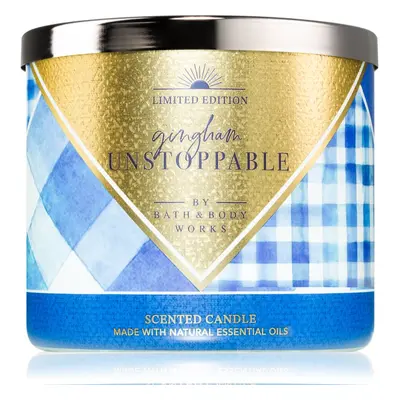 Bath & Body Works Limited Edition Gingham Unstoppable candela profumata