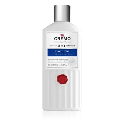 Cremo Citrus & Mint Leaf 2in1 Cooling Shampoo shampoo stimolante e rinfrescante in per uomo