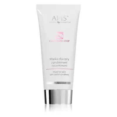 Apis Natural Cosmetics Couperose-Stop maschera in crema delicata per pelli sensibili con tendenz