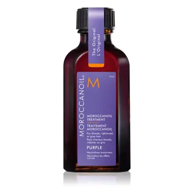 Moroccanoil Treatment Purple olio nutriente per capelli biondi e grigi