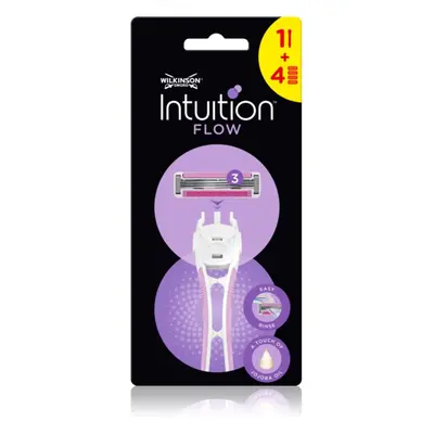 Wilkinson Sword Intuition Flow Hybrid rasoio per depilazione femminile + lame di ricambio pz