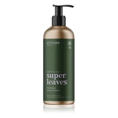 Attitude Super Leaves Essentials sapone naturale per le mani Peppermint & Sweet Orange