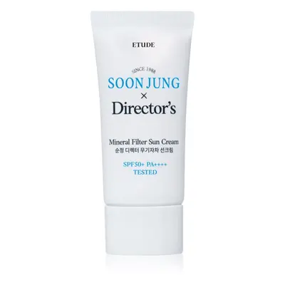 ETUDE SoonJung X Directors Sun Cream crema protettiva minerale per viso e zone sensibili SPF 50+