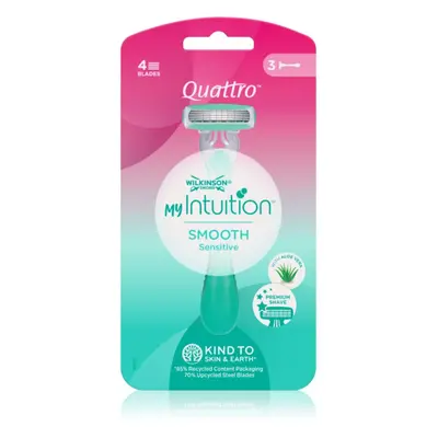 Wilkinson Sword Quattro for Women My Intuition Smooth rasoi monouso Aloe and Vitamin E