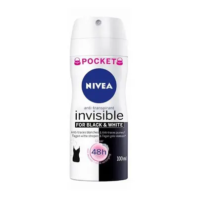 Nivea Invisible Black & White Clear antitraspirante in spray da donna