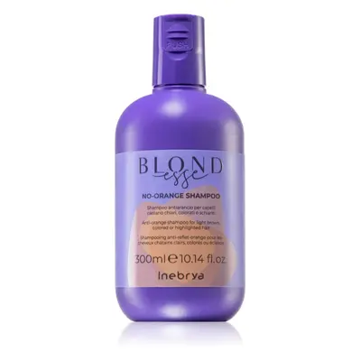 Inebrya BLONDesse No-Orange Shampoo shampoo nutriente sfumature neutralizzanti di ottone