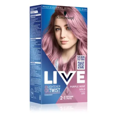 Schwarzkopf LIVE Lightener & Twist tinta permanente per capelli per schiarire i capelli colore C