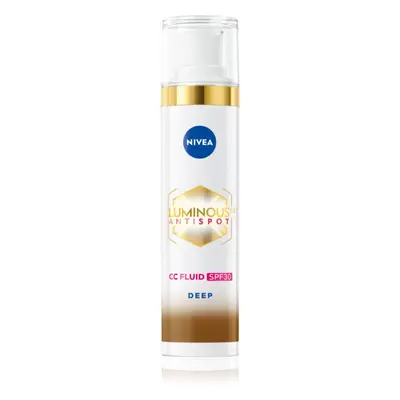 NIVEA Luminous Anti Spot CC cream illuminante SPF colore Deep