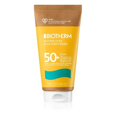 Biotherm Waterlover Face Sunscreen crema protettiva viso anti-age per pelli intolleranti SPF 50+