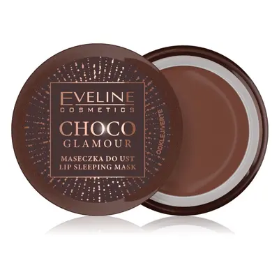 Eveline Cosmetics Choco Glamour maschera notte rigenerante per le labbra