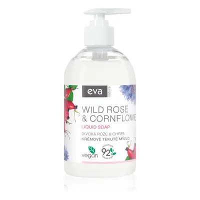 Eva Natura Wild rose & Cornflower sapone liquido in crema per le mani