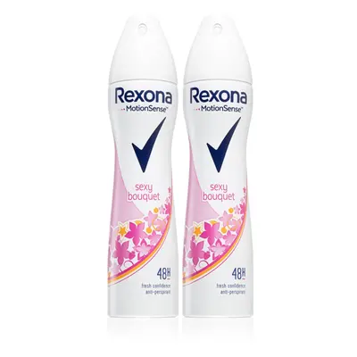 Rexona Sexy Bouquet Antiperspirant antitraspirante spray confezione conveniente x ml