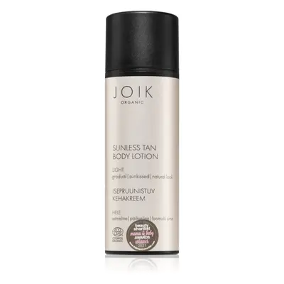 JOIK Organic Sunless Tan latte autoabbronzante corpo Medium