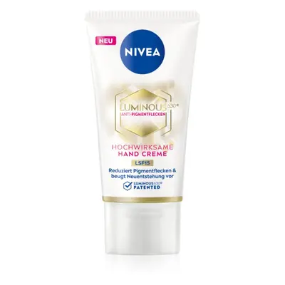 Nivea Cellular Luminous crema per le mani contro le macchie della pelle SPF