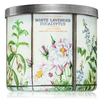 Bath & Body Works White Lavender Eucalyptus candela profumata