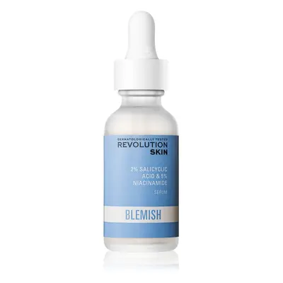 Revolution Skincare Blemish 2% Salicylic Acid & 5% Niacinamide siero lenitivo per pelli problema