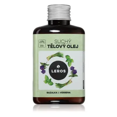 Leros Dry body oil basil & verbena olio secco