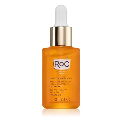 RoC Multi Correxion Revive + Glow siero illuminante con vitamina C per viso e collo