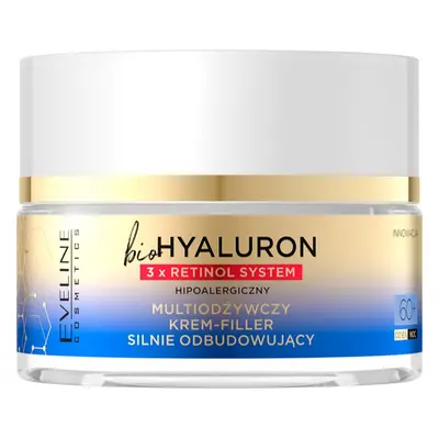 Eveline Cosmetics Bio Hyaluron 3x Retinol System crema rassodante rigenerante viso 60+