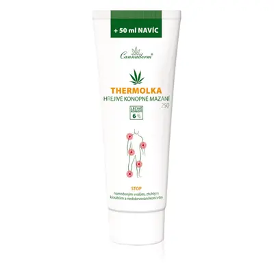 Cannaderm Thermolka warm lubrication crema per massaggi con effetto riscaldante