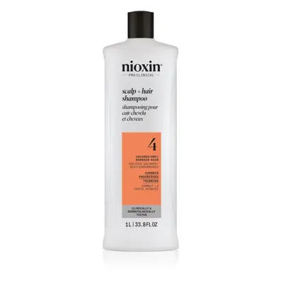 Nioxin System Scalp + Hair Shampoo shampoo delicato per capelli tinti e danneggiati