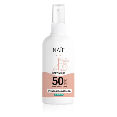 Naif Baby & Kids Mineral Sunscreen SPF 0 % Perfume spray solare protettivo