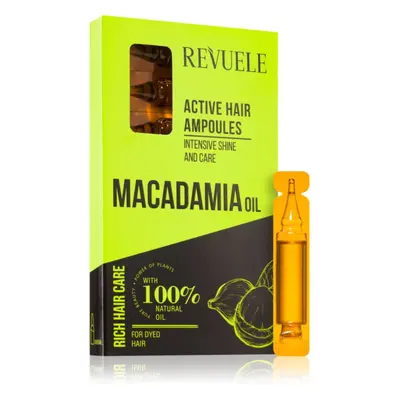 Revuele Macadamia Oil Active Hair Ampoules fiala per capelli tinti