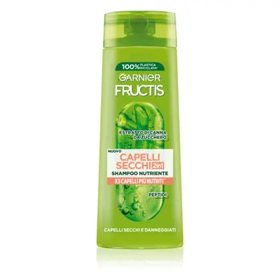 Garnier Fructis Capelli Secchi 2in1 shampoo per capelli rovinati e secchi