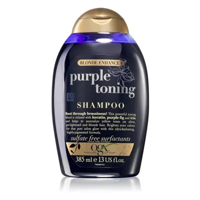 OGX Blonde Enhance+ Purple Toning shampoo viola neutralizzante per toni gialli