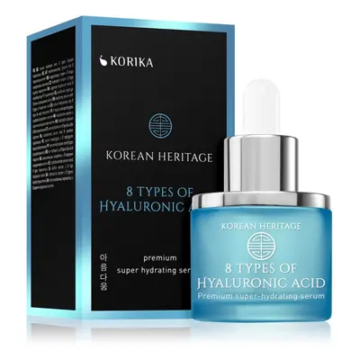 KORIKA Korean Heritage Types of Hyaluronic Acid Premium Super Hydrating Serum siero viso idratan