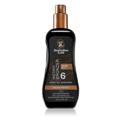 Australian Gold Spray Gel Sunscreen With Instant Bronzer spray solare protettivo con bronzer SPF