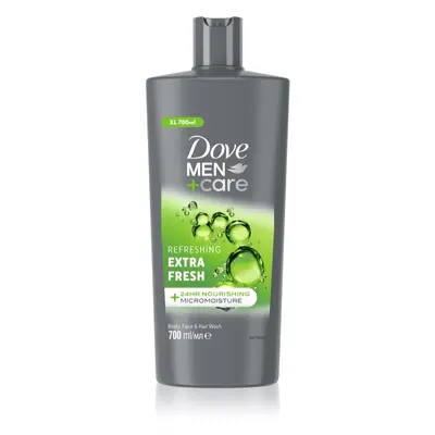 Dove Men+Care Extra Fresh gel doccia rinfrescante per viso, corpo e capelli