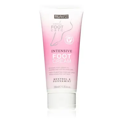 Beauty Formulas Menthol & Peppermint crema idratante emolliente per le gambe