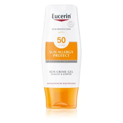 Eucerin Sun Allergy Protect crema gel abbronzante protettivo contro l'allergia al sole SPF