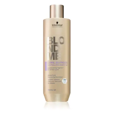 Schwarzkopf Professional Blondme Cool Blondes shampoo anti-giallo per capelli biondi e con mèche