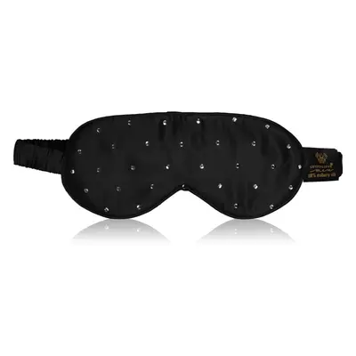 Crystallove Crystalized Silk Eye Mask Maschera da notte colore Black