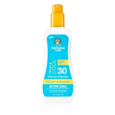 Australian Gold Fresh & Cool spray protettivo contro i raggi solari con effetto rinfrescante SPF