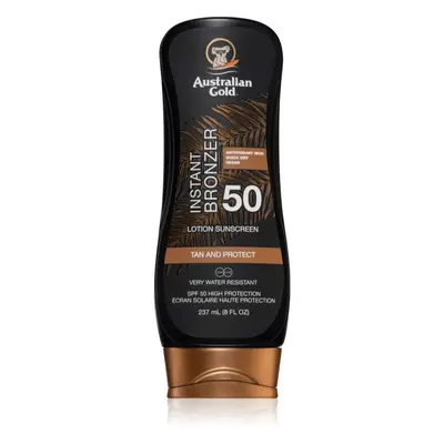 Australian Gold Lotion With Bronzer trattamento protettivo contro i raggi solari con bronzer SPF