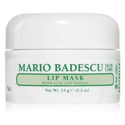 Mario Badescu Lip Mask with Acai and Vanilla maschera notte per le labbra